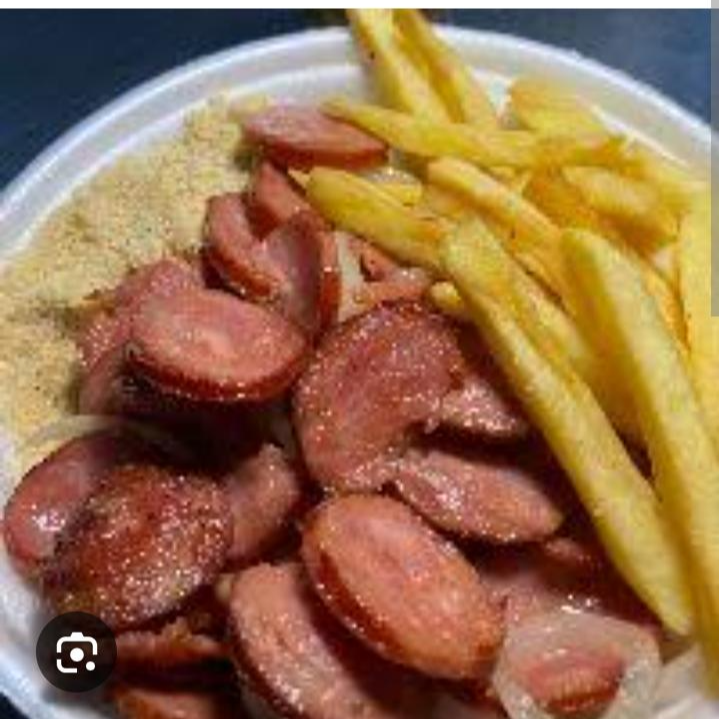 Feijão, arroz, macarrão e farofa