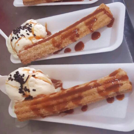 Churro con Nieve
