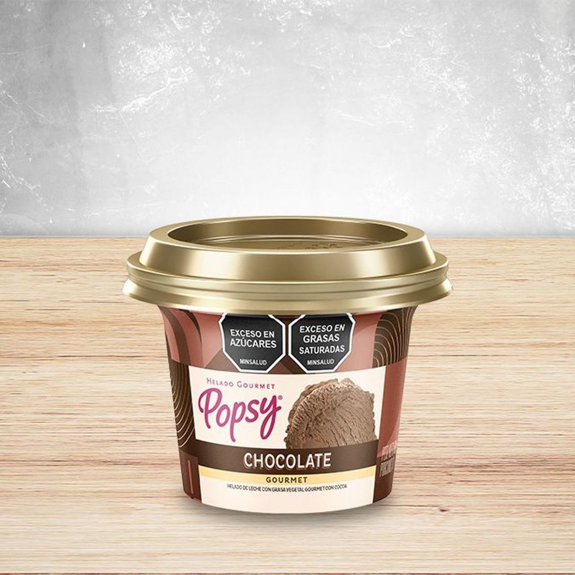 Vasito De Helado Chocolate