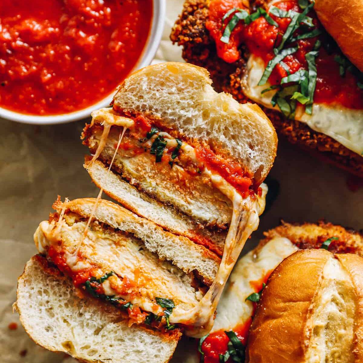 Parmesan Chicken Baguette