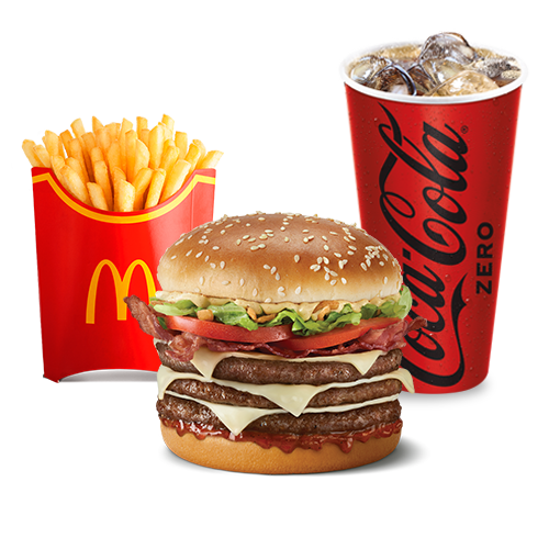 McTrío Grands BBQ Bacon Triple grande