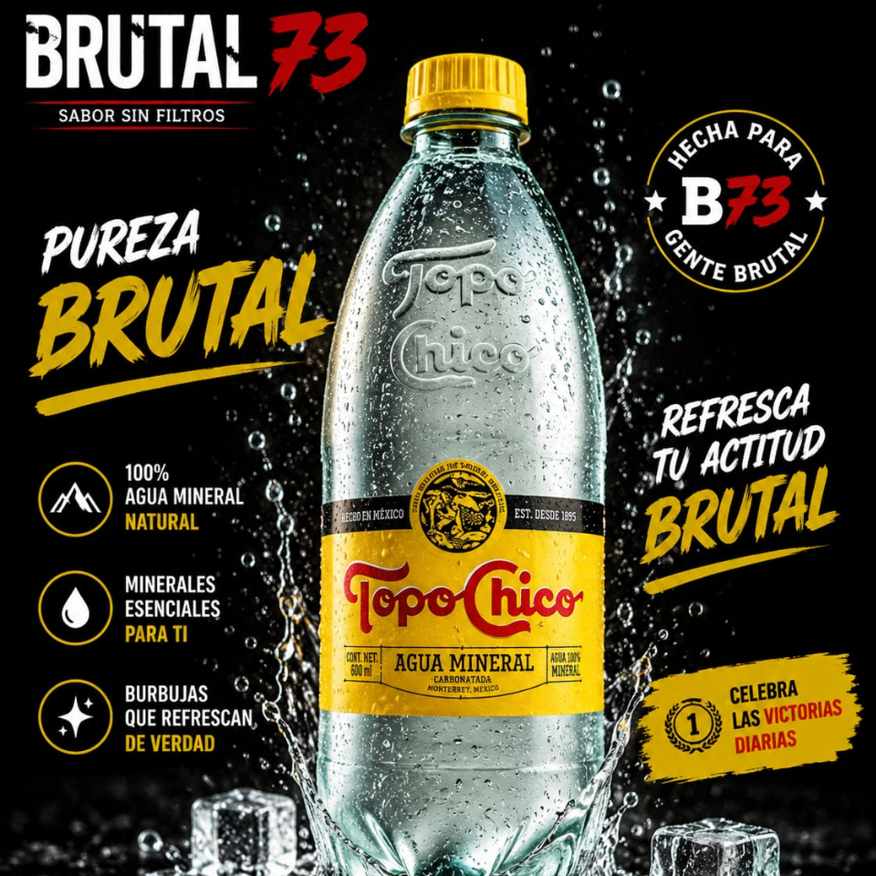 AGUA MINERAL TOPO CHICO 600 ML
