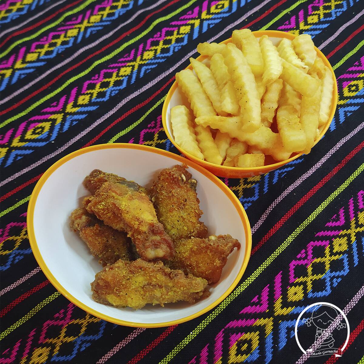 6 Alitas + Orden de Papas