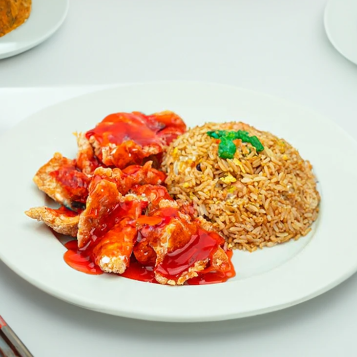 Pollo Tipakay + Chaufa