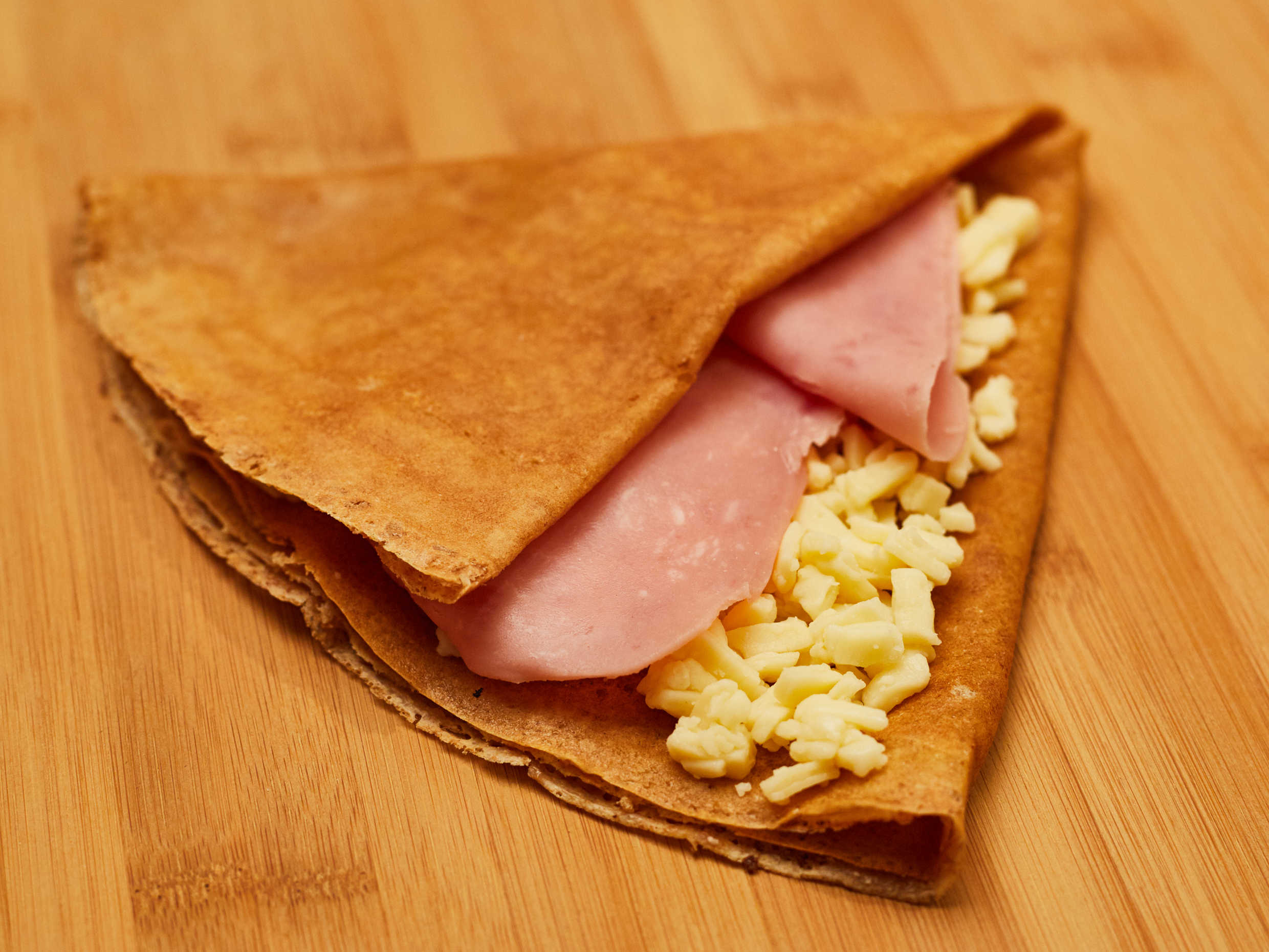 Crepa de Queso Manchego con Jamón