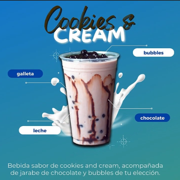 Smoothie cookies and cream