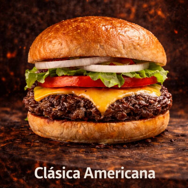 Hamburguesa Clásica Americana