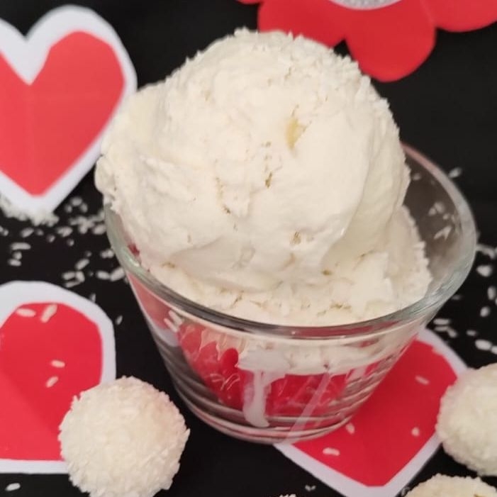 Helado con Raffaello