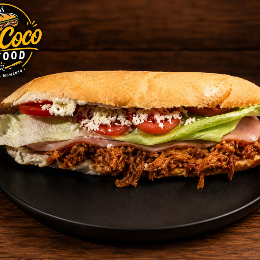 Torta MyCoco (pierna, Jamón y Queso)