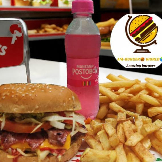 Hamburguesa Especial, Papa, Gaseosa 250 ml