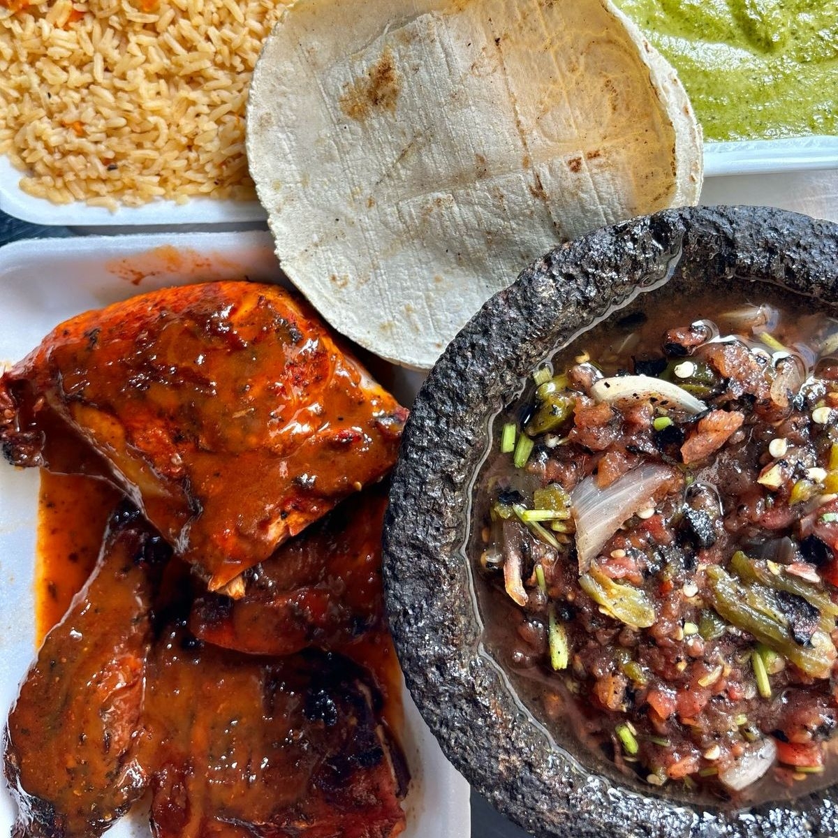 Medio pollo (Bañado)