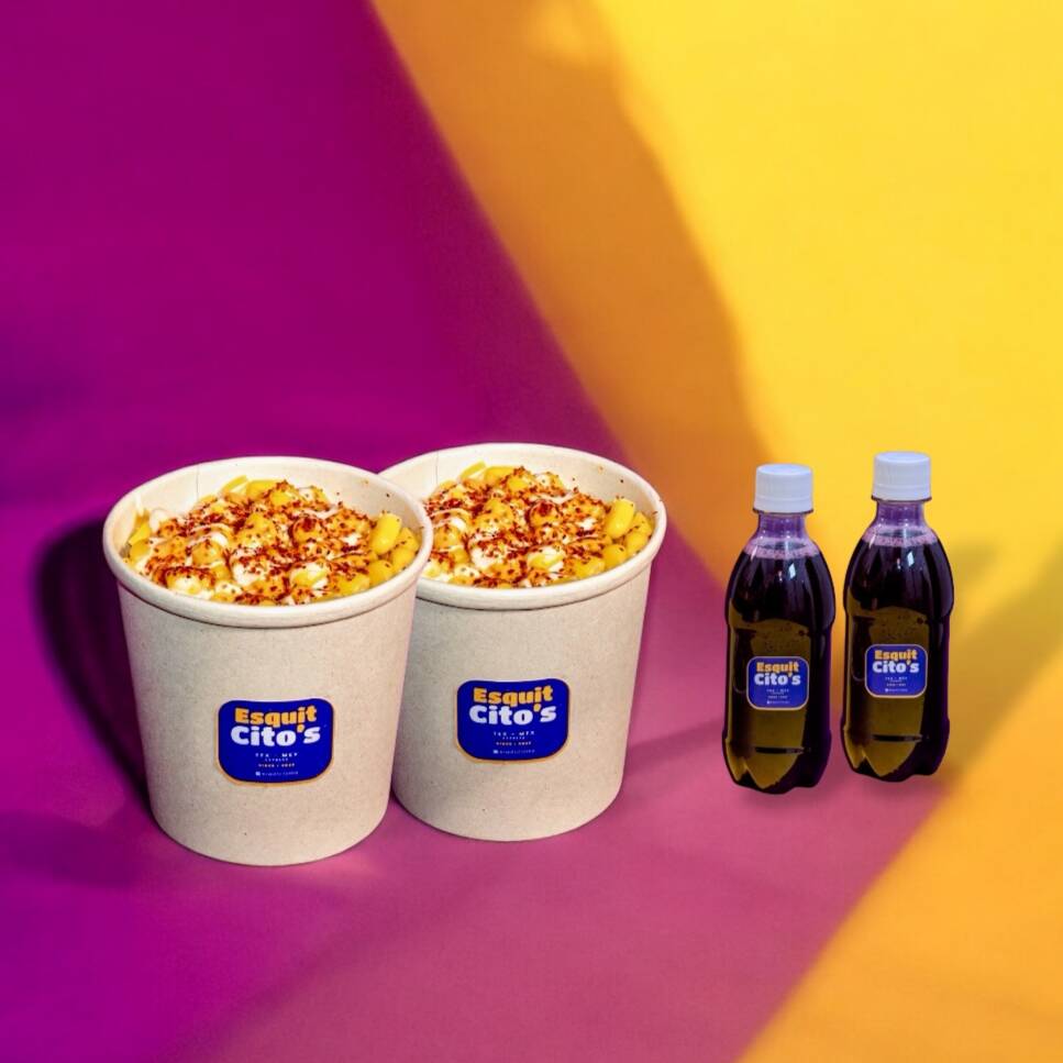 COMBO X 2 TRADICIONAL 12 OZ + AGUAS DE JAMAICA