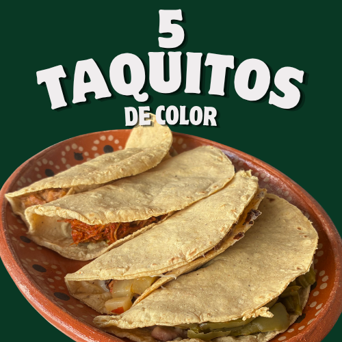 5 Taquitos de Color