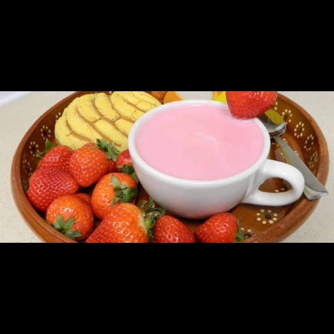 Atole de Fresa