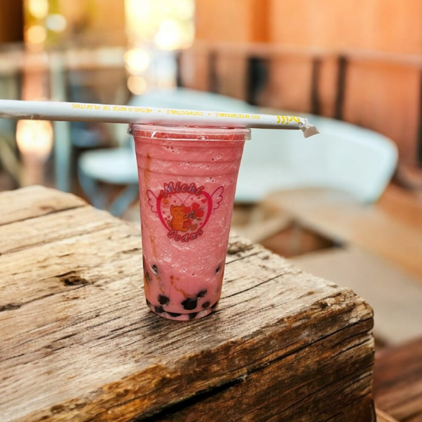 Bubble Tea de Fresa