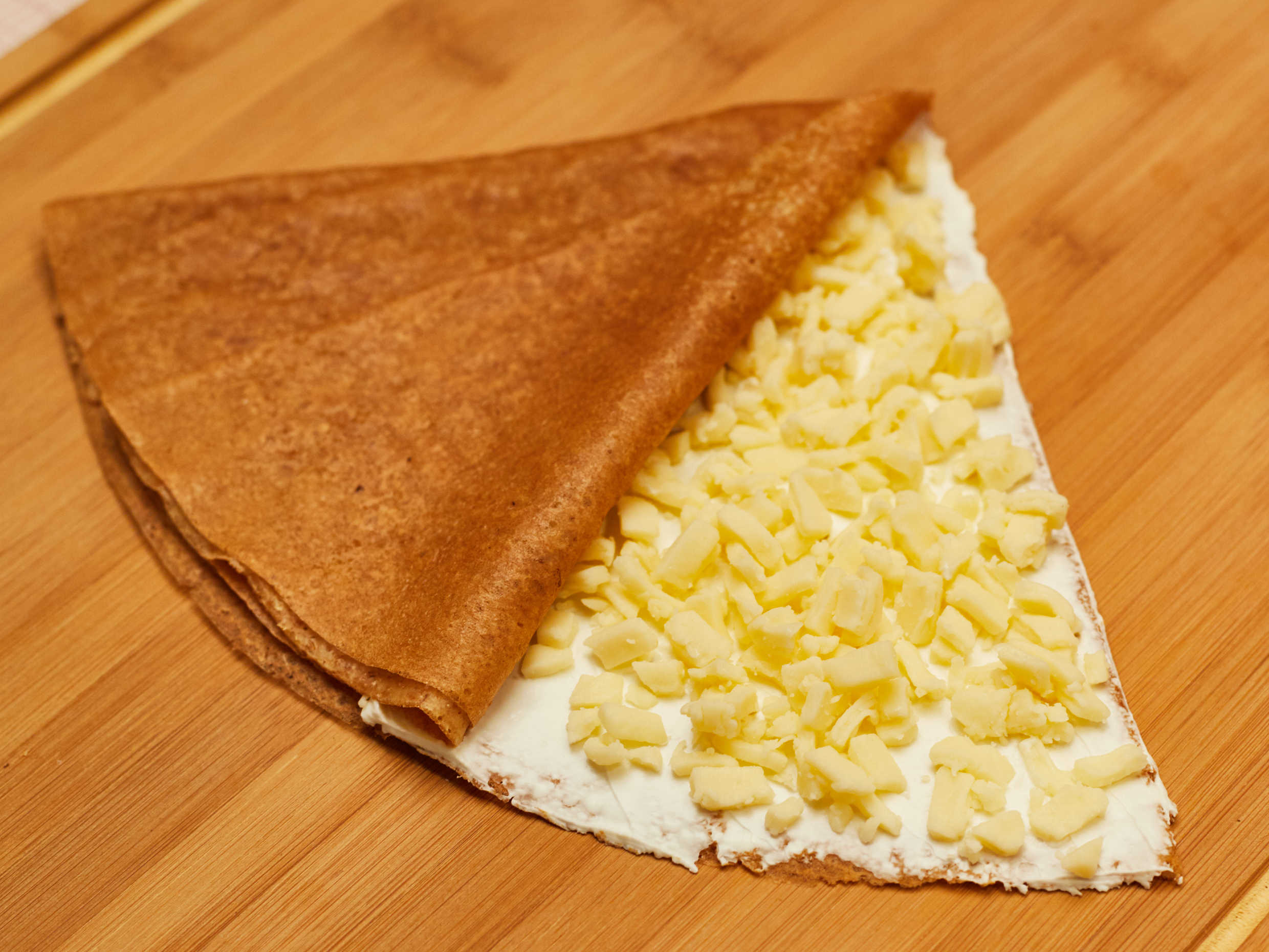 Crepa de Queso Manchego y Philadelphia