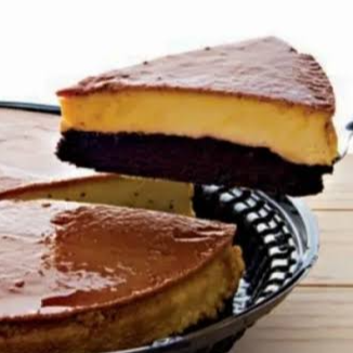 Rebanada de Chocoflan