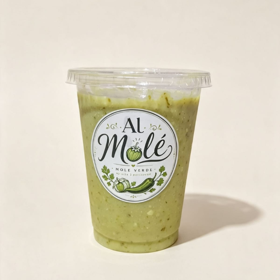 Mole Verde Artesanal De 250ml