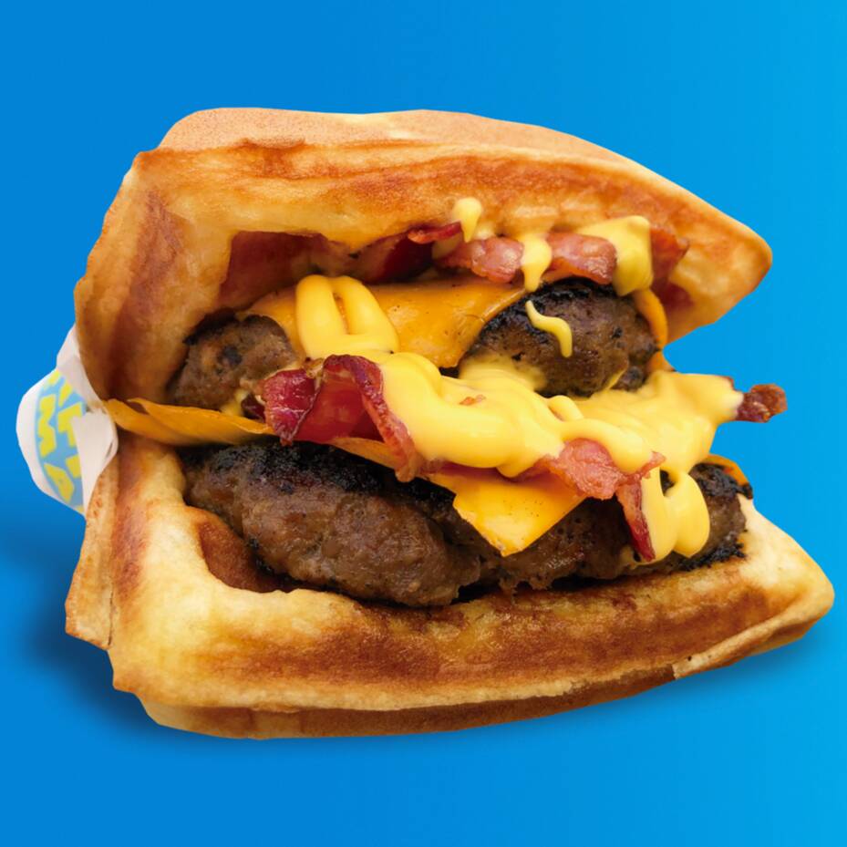 Double Waffle Cheese Burger
