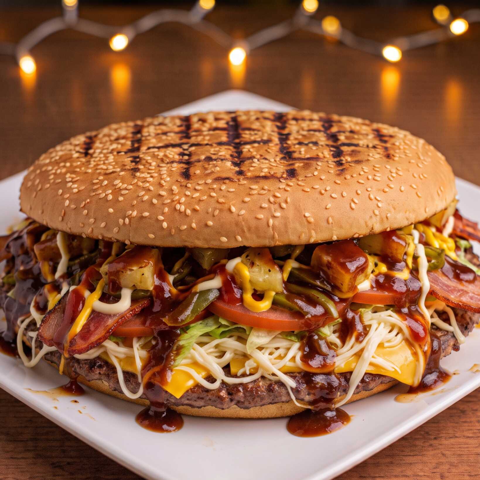 Hamburguesa BBQ Chipotle