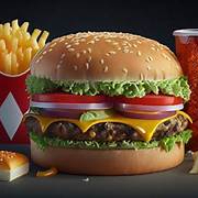 Combo para 1 pessoa - X Tudo Completo (carne 56g)/ 150g Batata Frita e Guaravita