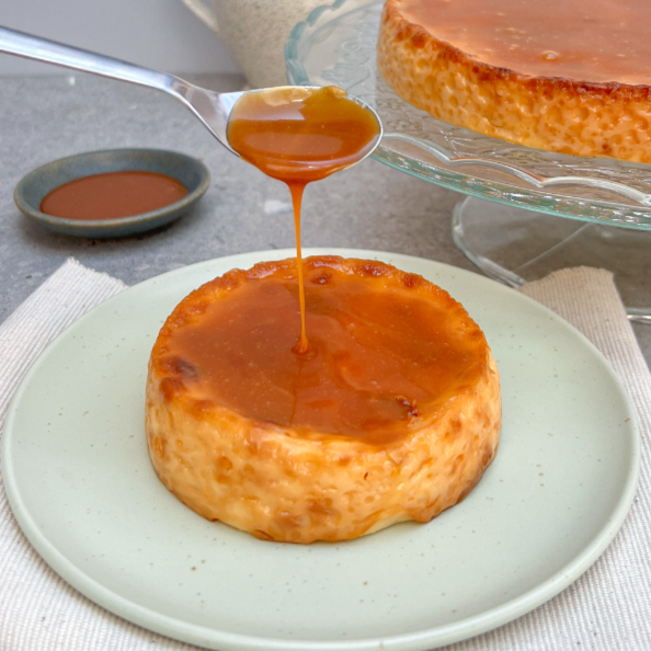 Postre de leche asada pequeño