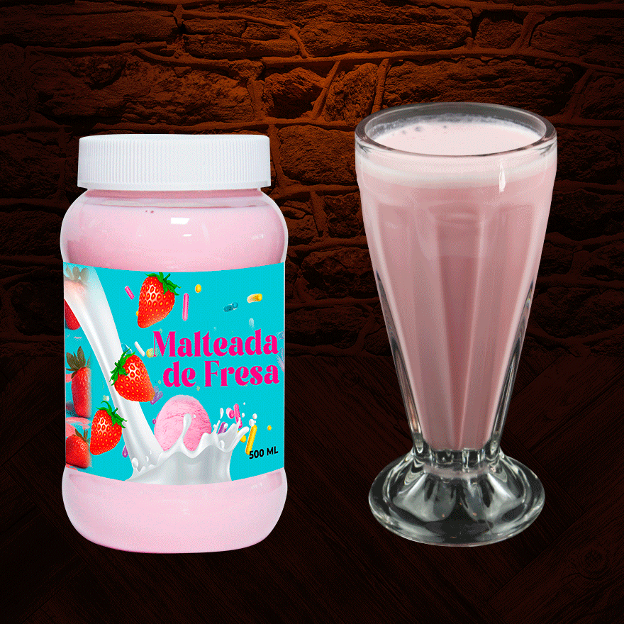 Malteada De Fresa  500 ml