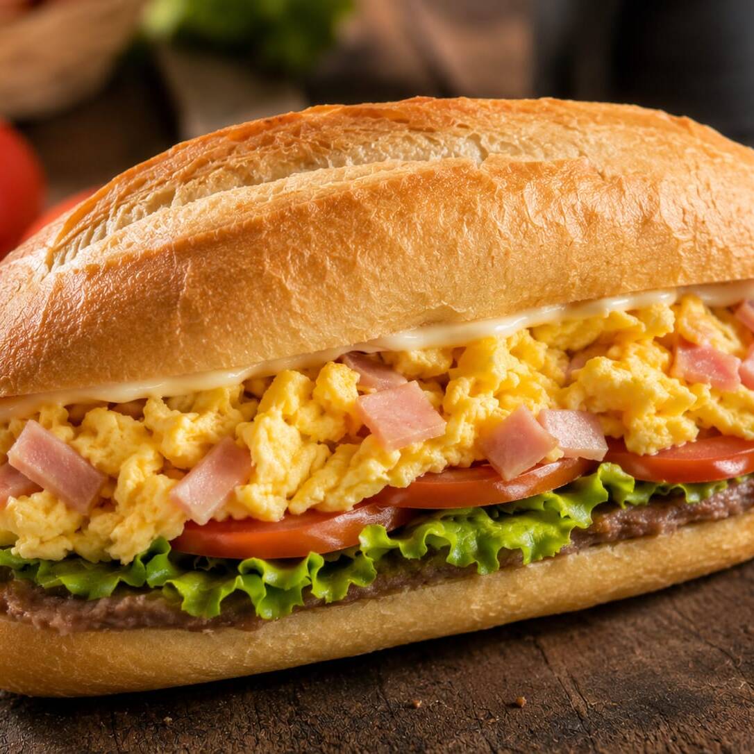 Torta de Huevo con Salchicha