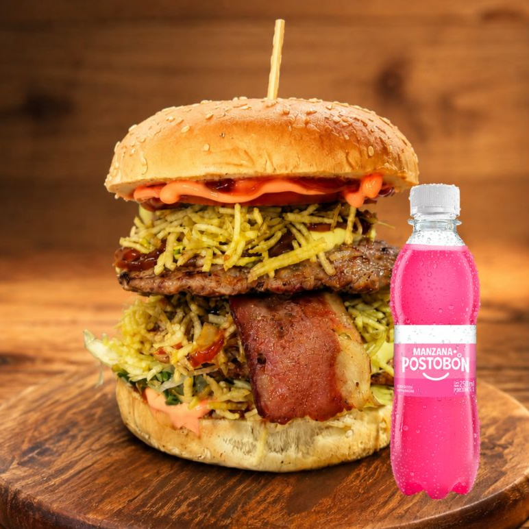 Hamburguesa Clásica Con Tocineta