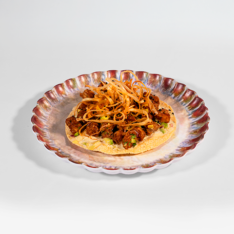 TOSTADA CHICHARRON DE ATÚN