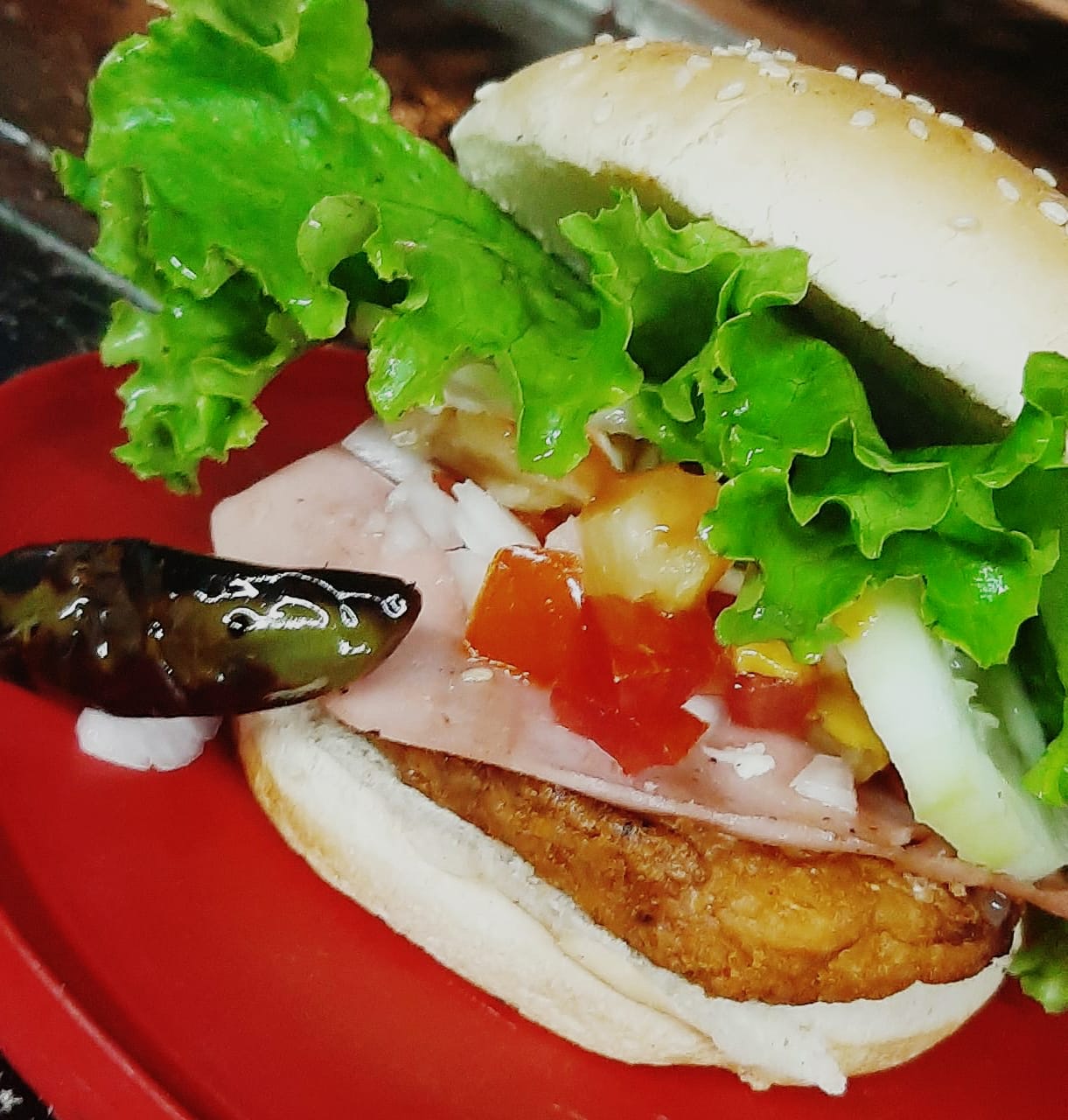 Hamburguesa Crujipollo