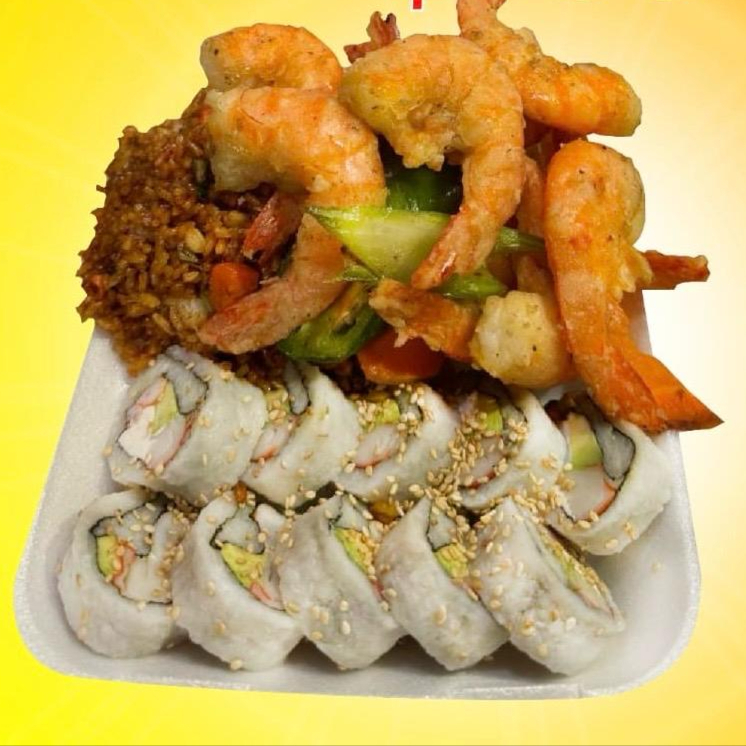 Sushi Frío+ Camarón + Arroz o Pasta
