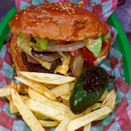 Hamburguesa Suiza