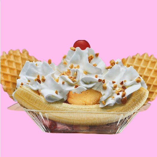 Banana Split Helado