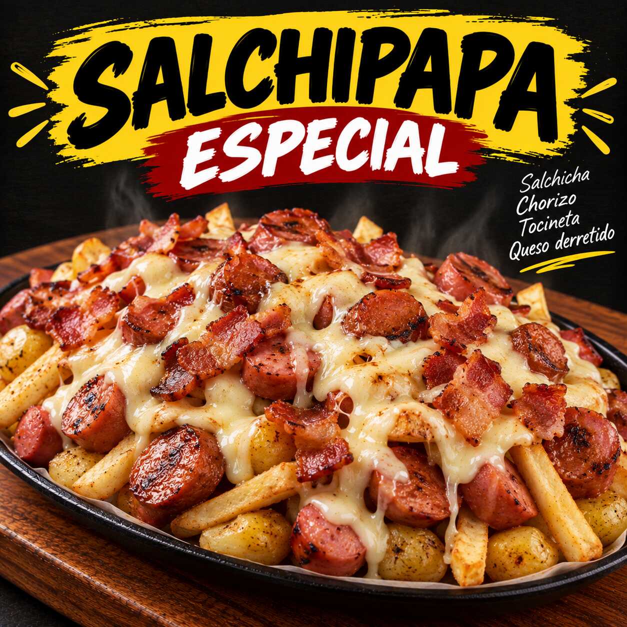 Salchipapa Especial