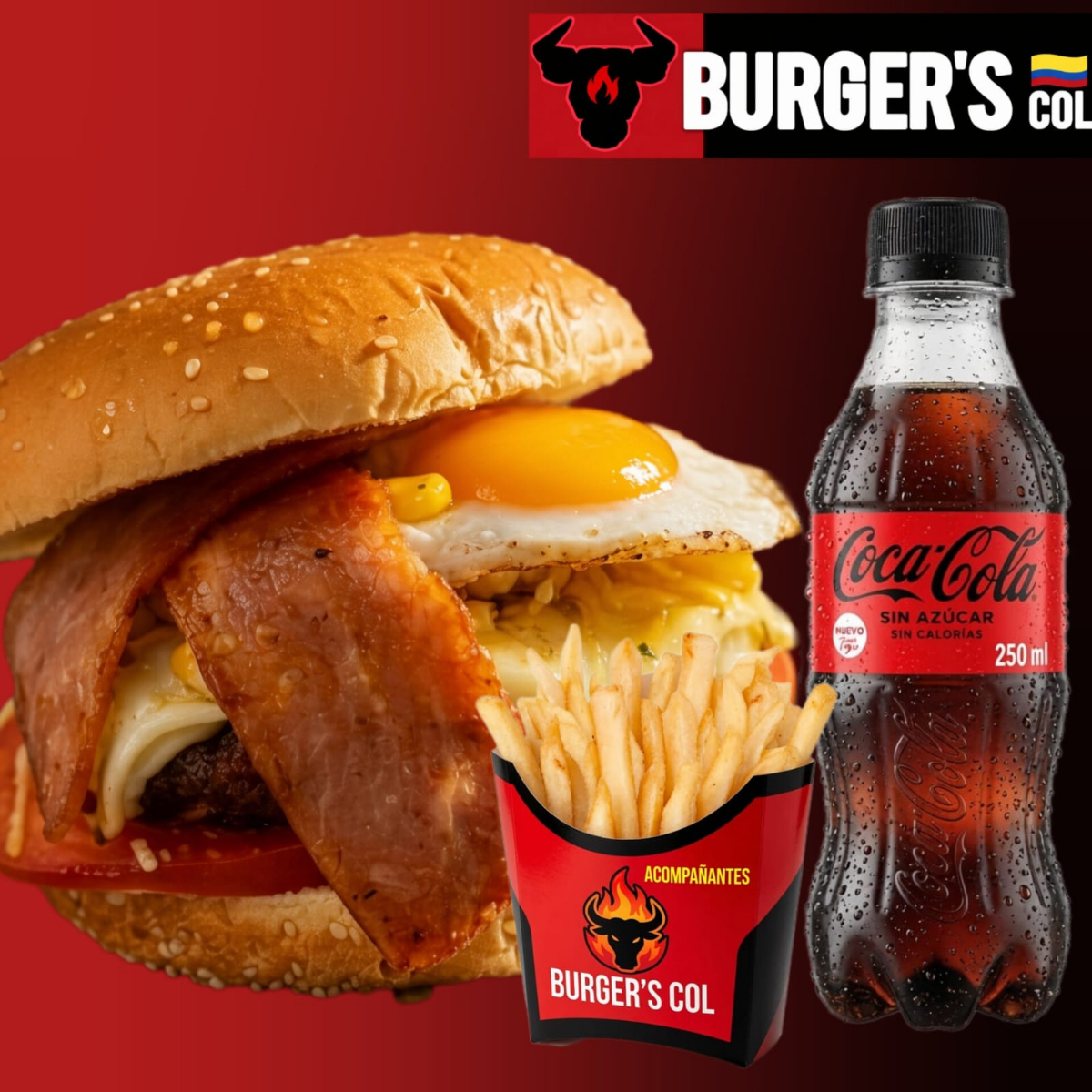 COMBO 2 BURGER´S HOUSE + GASEOSAS