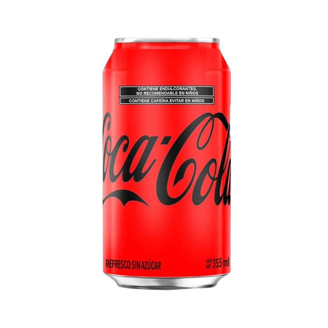 Coca Cola Sin Azucár Lata 355 Ml