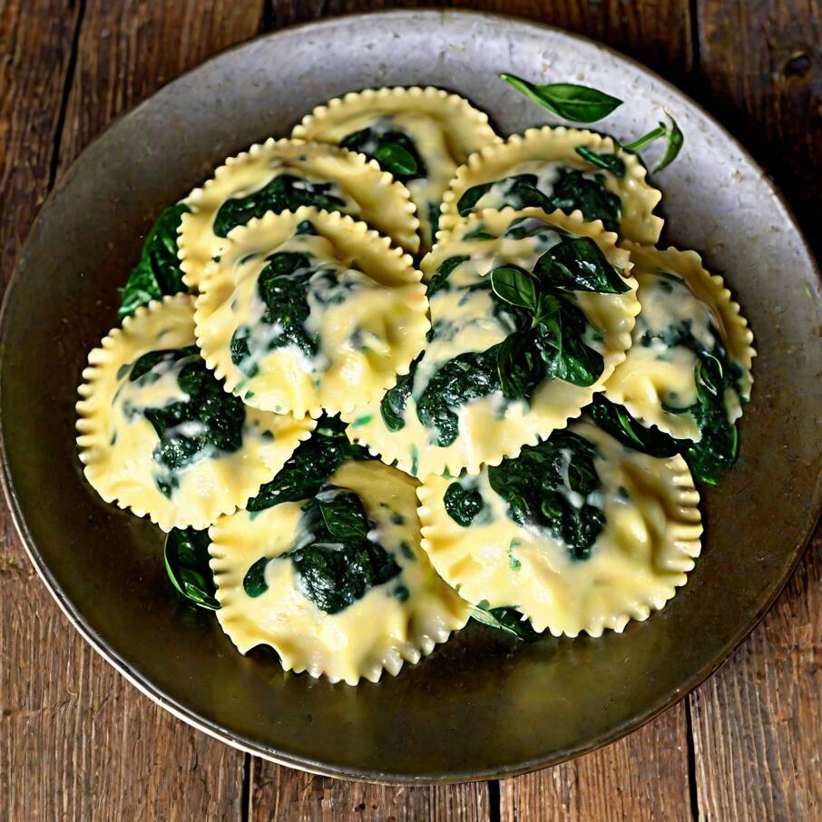 Raviolis Alfredo