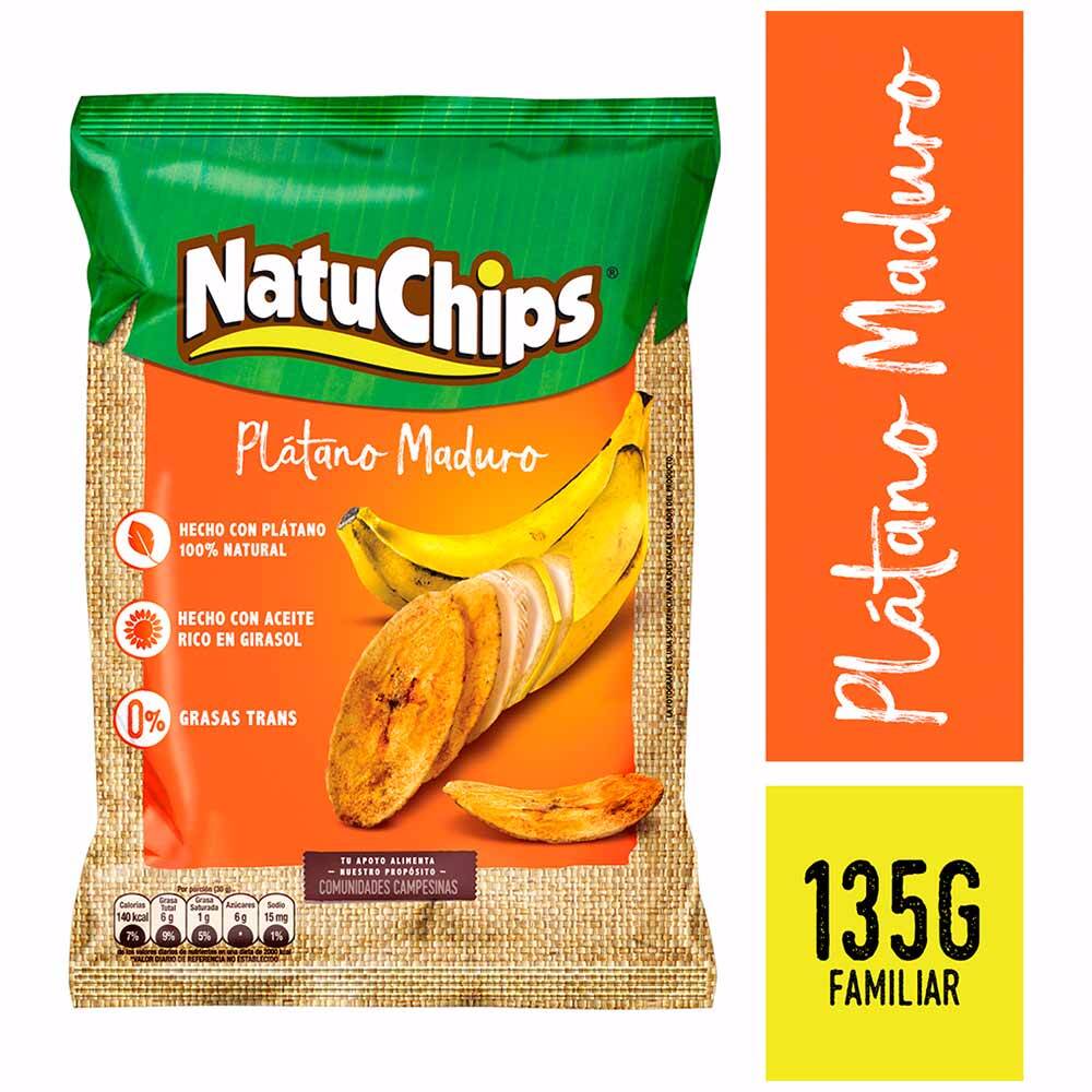Natuchips Plátano Maduro 135g