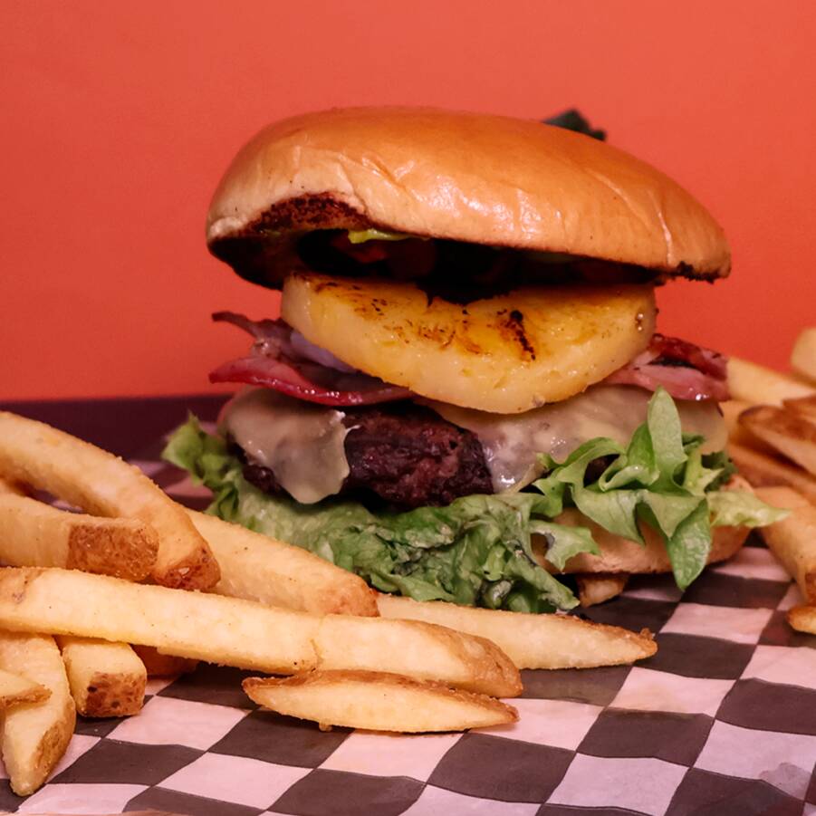 Hamburguesa Hawaiana