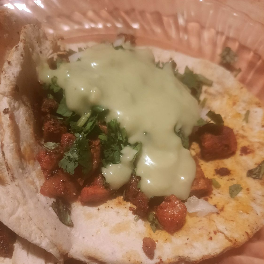 Taco Adobada de Maiz