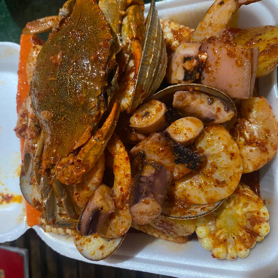 Camaron con Cangrejo