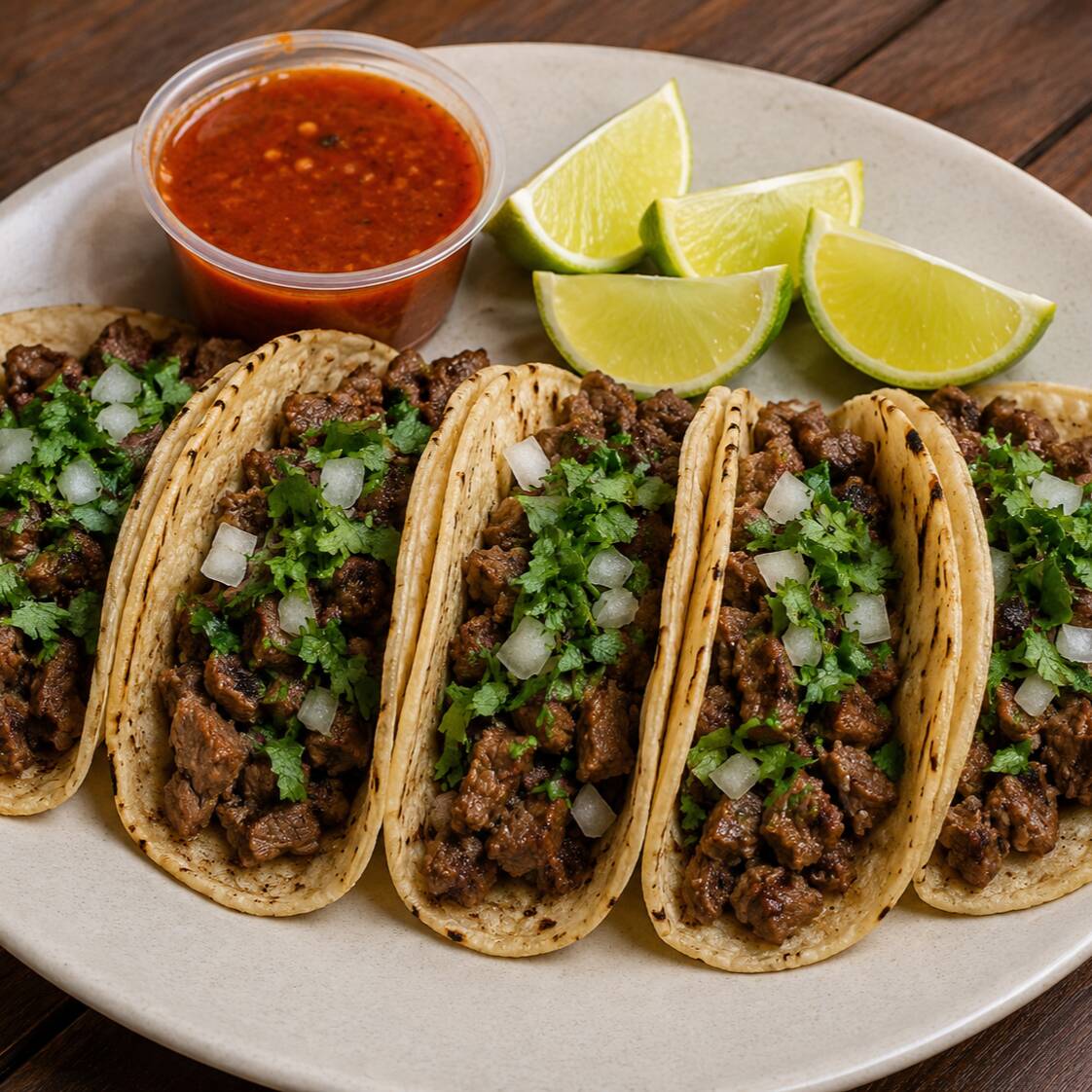 5 Tacos de Res
