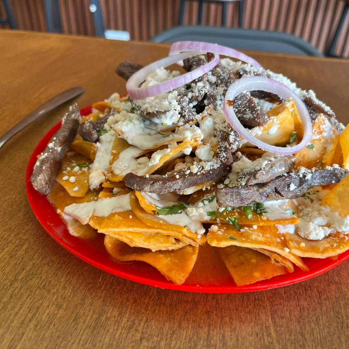 Chilaquiles de Arrachera
