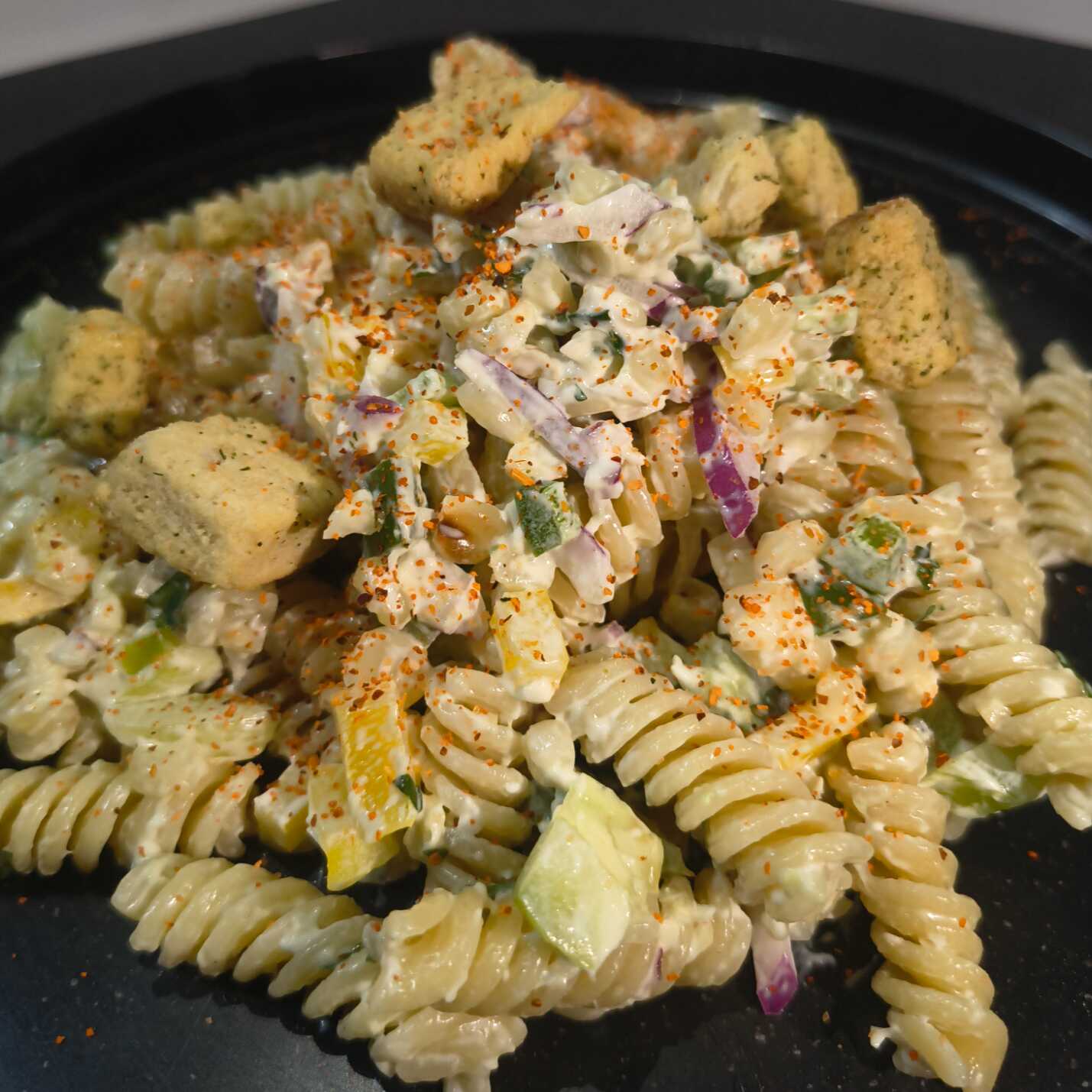 PASTA CON ELOTE ROSTIZADO
