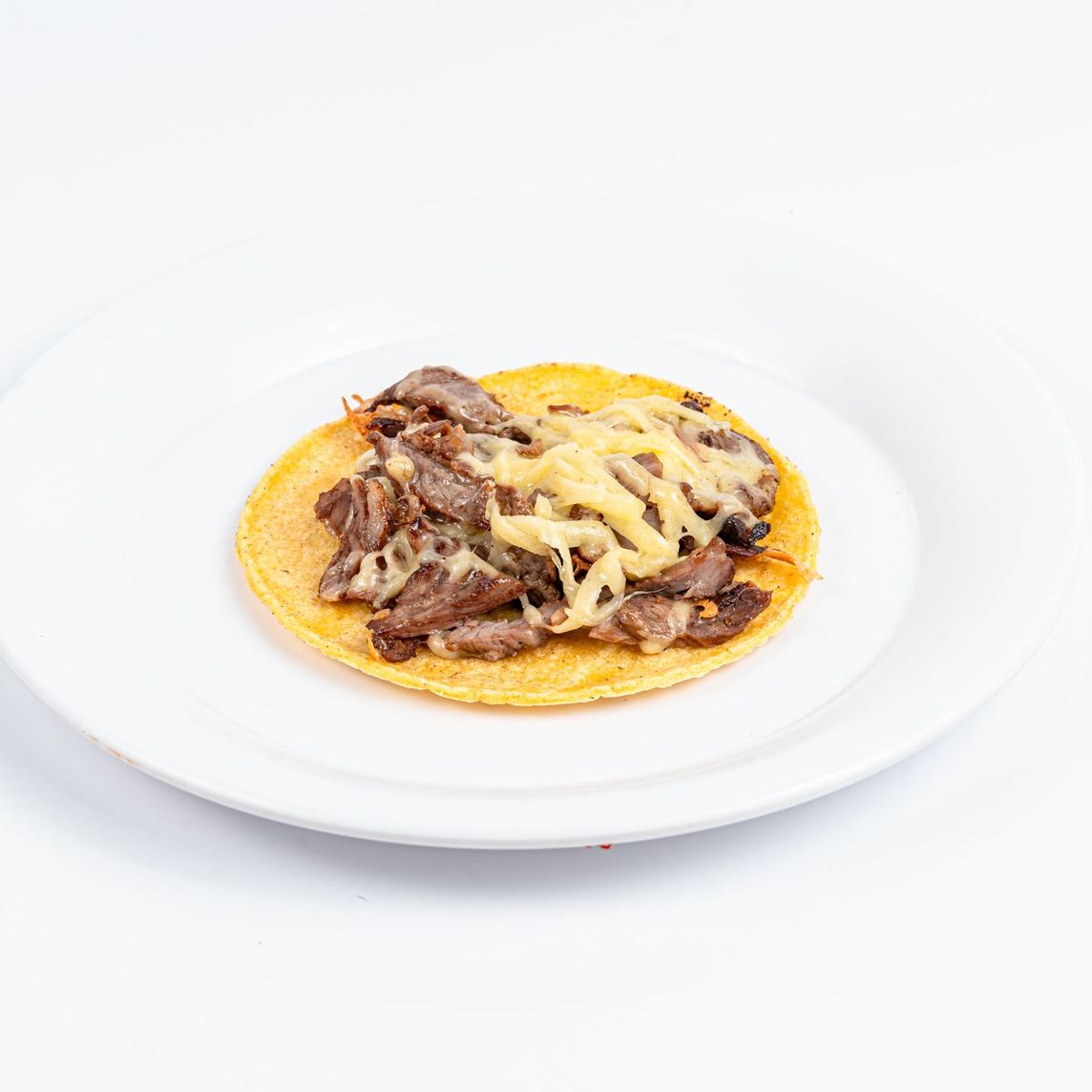 Taco De Sirloin Con Queso