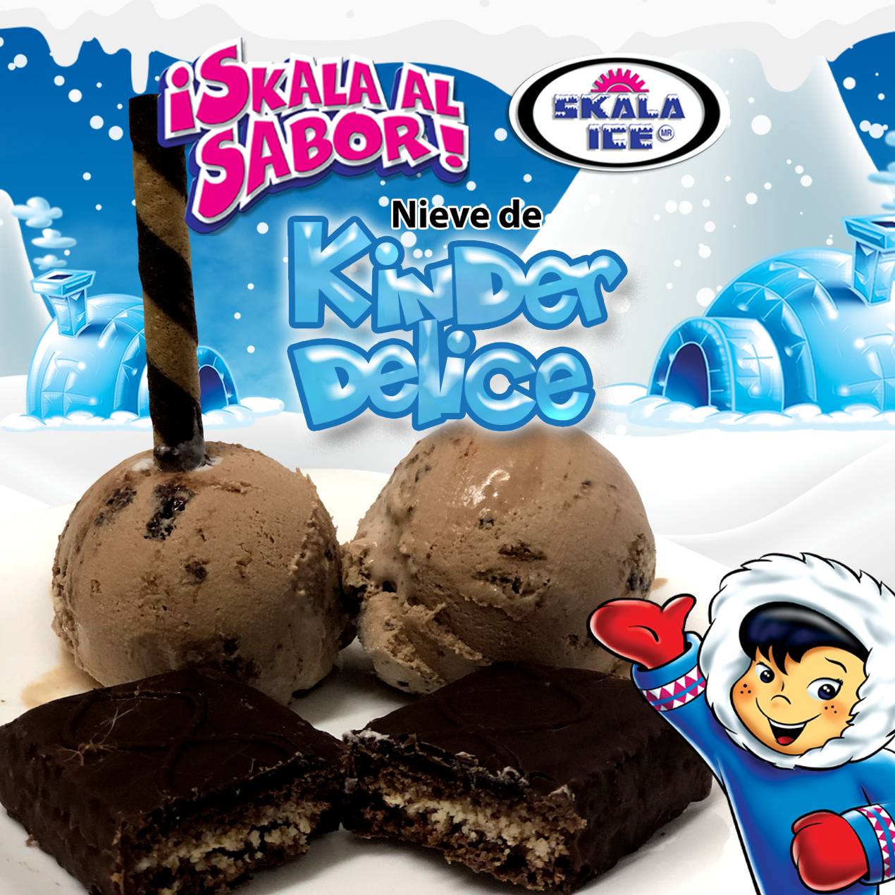 Helado de Kinder Delice 5 Litros