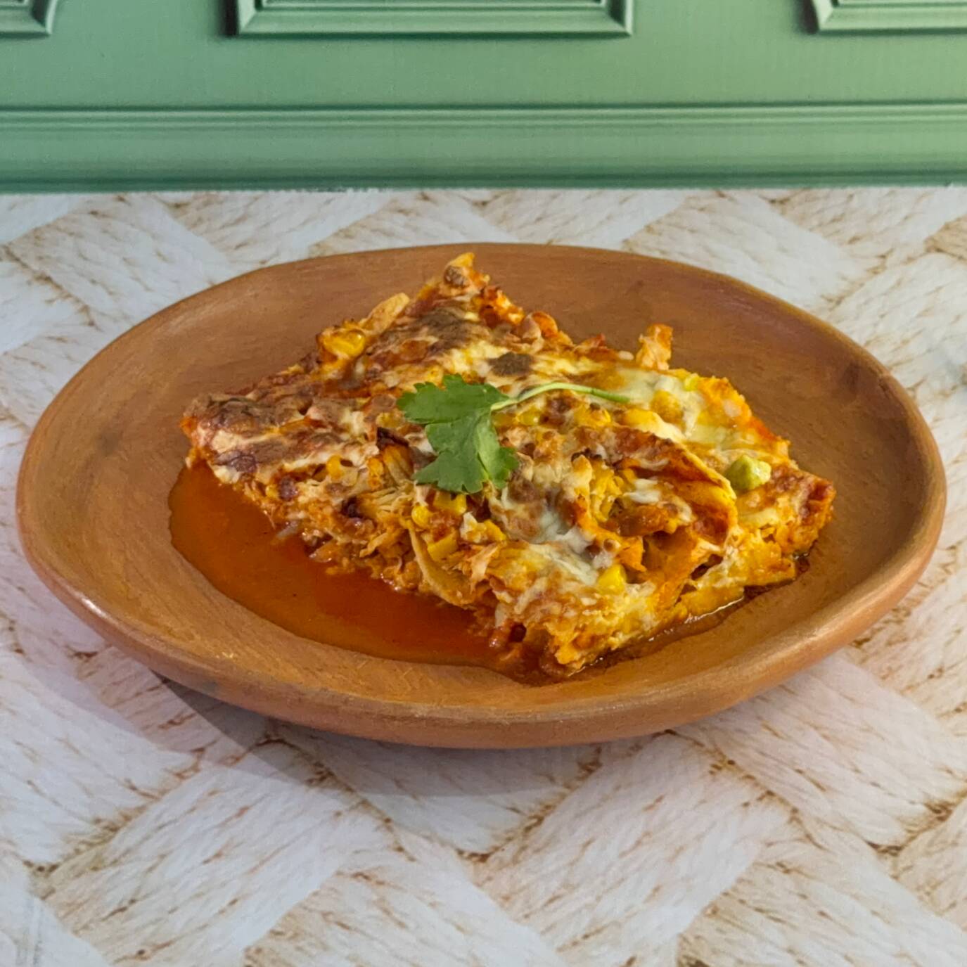 Pastel Azteca Rojo