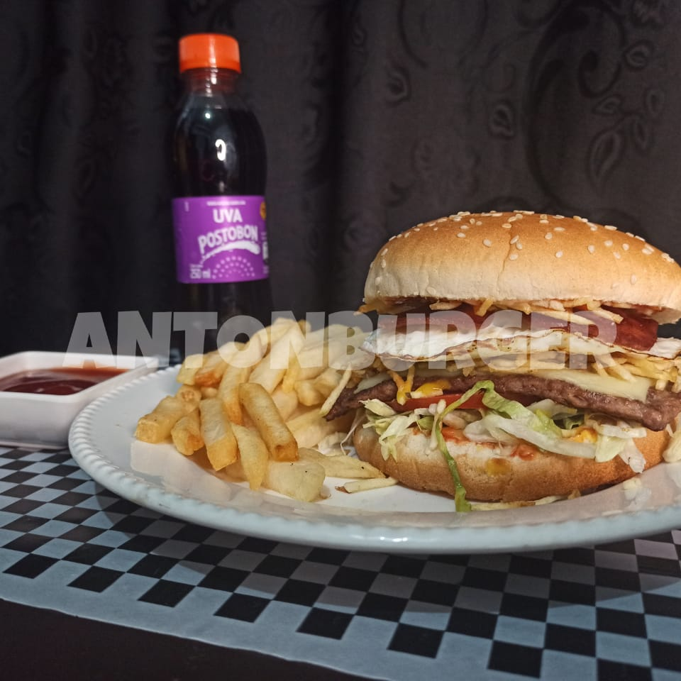 Combo Hamburguesa de la Casa.