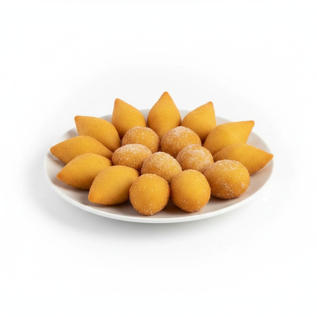 coxinha e churros